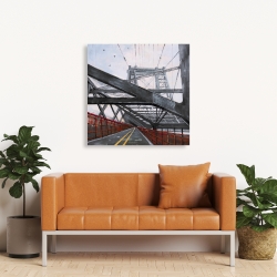 Toile 36 x 36 - Pont en contre-plongée