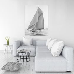 Canvas 36 x 48 - Vintage sailing ship