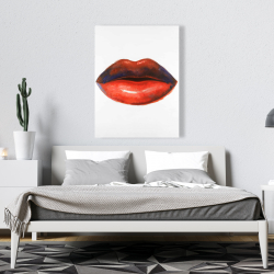 Canvas 36 x 48 - Red lipstick