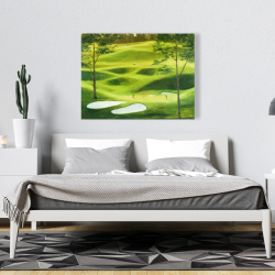 Toile 36 x 48 - Grand terrain de golf