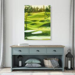 Toile 36 x 48 - Grand terrain de golf