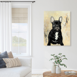 Canvas 36 x 48 - French bulldog