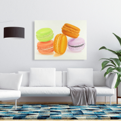 Toile 36 x 48 - Petites bouchées de macarons