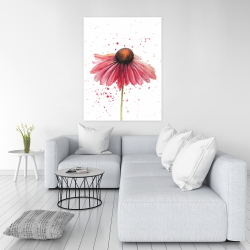 Canvas 36 x 48 - Pink daisy