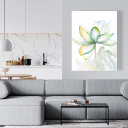 Canvas 36 x 48 - Abstract lotus flower