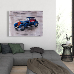 Toile 36 x 48 - Jouet de voiture