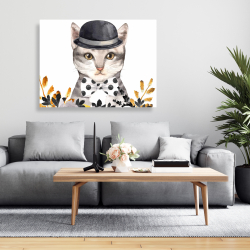 Toile 36 x 48 - Chic cat