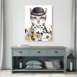 Toile 36 x 48 - Chic cat