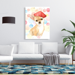 Canvas 36 x 48 - Chihuahua dog artist