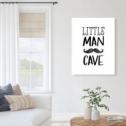 Toile 36 x 48 - Little man cave