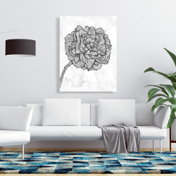 Canvas 36 x 48 - Bright peony