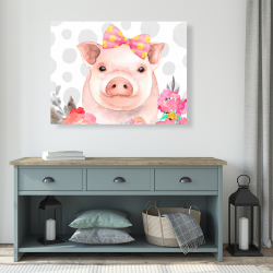 Toile 36 x 48 - Cochonette