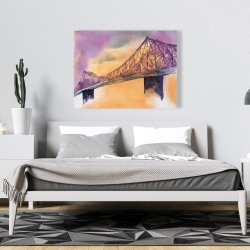 Canvas 36 x 48 - Montreal jacques-cartier bridge