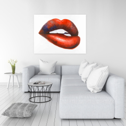Canvas 36 x 48 - Beautiful red mouth