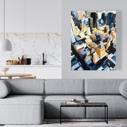 Canvas 36 x 48 - Manhattan view of the empire state building