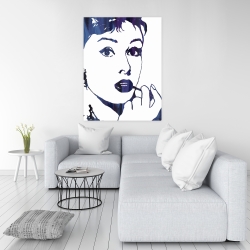 Toile 36 x 48 - Audrey hepburn: cigarillo