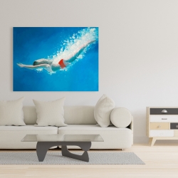 Canvas 36 x 48 - Diving jump