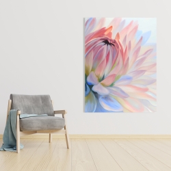 Toile 36 x 48 - Fleur de lotus pastel