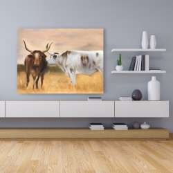 Canvas 36 x 48 - Nguni herd