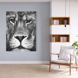 Toile 36 x 48 - Portrait de lion