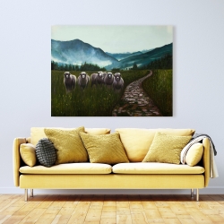 Canvas 36 x 48 - Sheep in the countryside