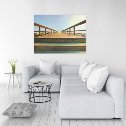 Canvas 36 x 48 - Footbridge