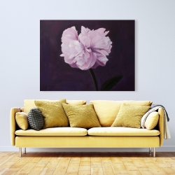 Toile 36 x 48 - Magnifique fleur mauve