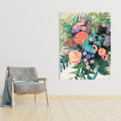 Toile 36 x 48 - Mélodie de fleurs