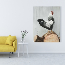 Canvas 36 x 48 - Wyandotte rooster