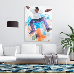 Toile 36 x 48 - Skateur