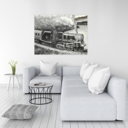 Toile 36 x 48 - Locomotive à passagers vintage