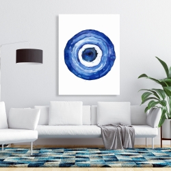Toile 36 x 48 - Erbulus bleu l'œil du diable