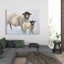 Canvas 36 x 48 - Sheep and its baby