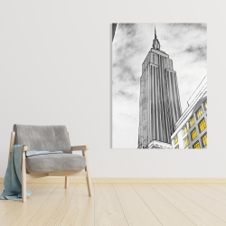 Toile 36 x 48 - Tracé de l'empire state building