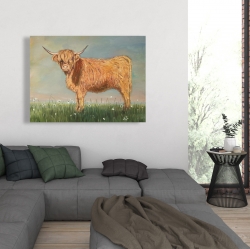 Canvas 36 x 48 - Daisy the highland cow