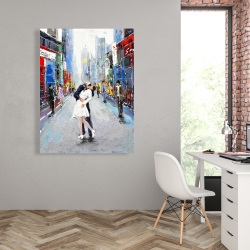 Toile 36 x 48 - Baiser de times square