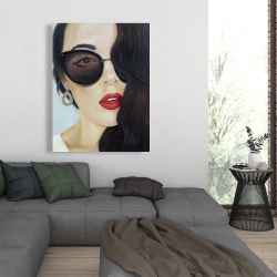 Canvas 36 x 48 - Fashionable sunglasses