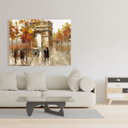 Toile 36 x 48 - Arc de triomphe en automne