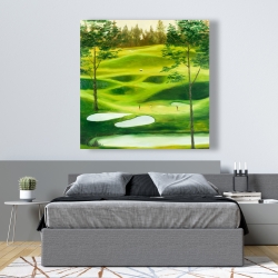 Toile 48 x 48 - Grand terrain de golf