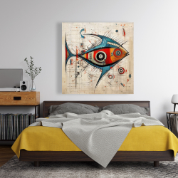 Canvas 48 x 48 - Abstract fish