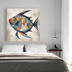 Canvas 48 x 48 - Geometric fish