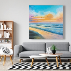 Canvas 48 x 48 - Breathtaking tropical sunset