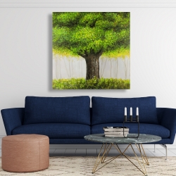 Toile 48 x 48 - Gros arbre vert