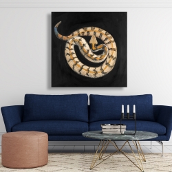 Toile 48 x 48 - Serpent crotale des bois du sud