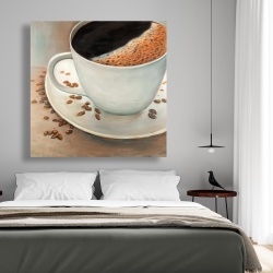 Canvas 48 x 48 - Black coffee