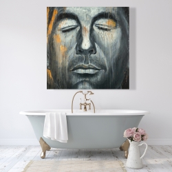 Toile 48 x 48 - Portrait de l'homme abstrait