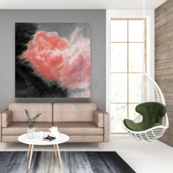 Toile 48 x 48 - Nuages sombres