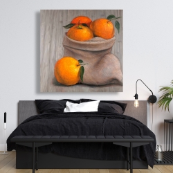 Canvas 48 x 48 - Bag of oranges