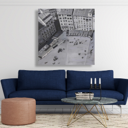 Toile 48 x 48 - Piazza del campo en italie