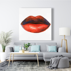 Canvas 48 x 48 - Red lipstick